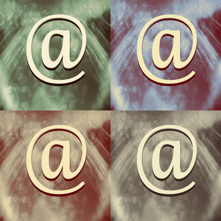 Sign e-mailの写真素材