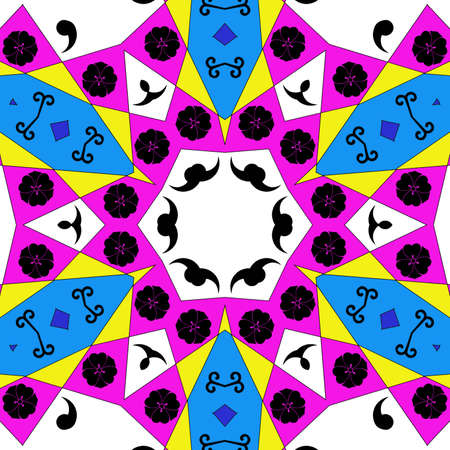 Geometric decorative ornament の写真素材