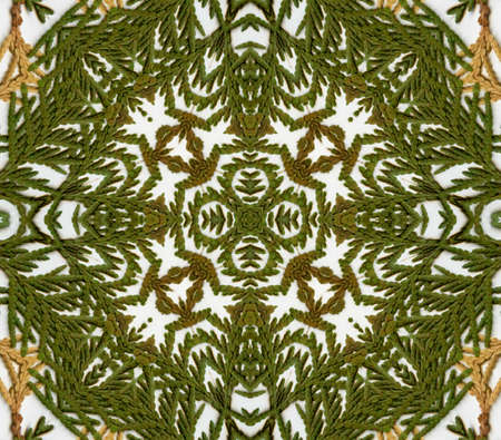 Nature patterned ornamentの写真素材