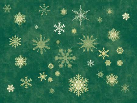 Winter background with snowflakes