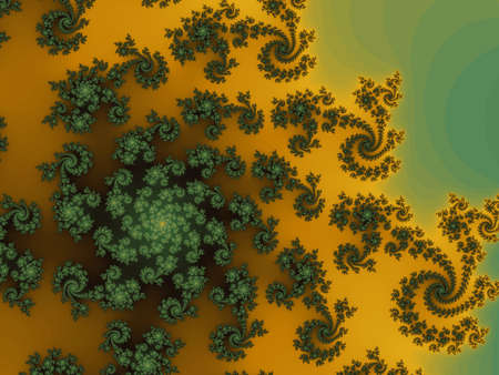 Patterned fractal backgroundの写真素材