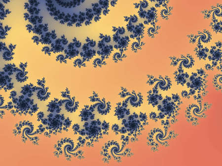 Fractal background with spiralsの写真素材