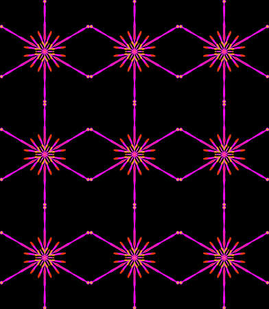 Seamless decorative patternの写真素材