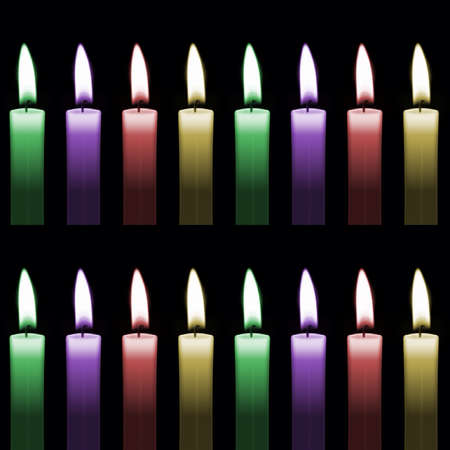 Background with a decorative candlesの写真素材