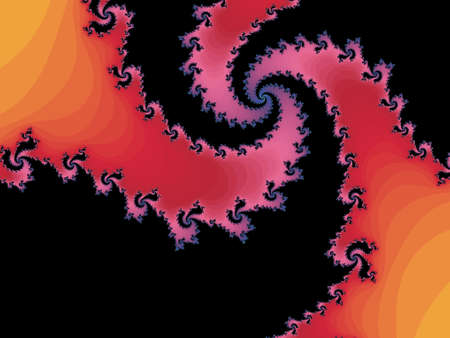 Decorative fractal spiralの写真素材