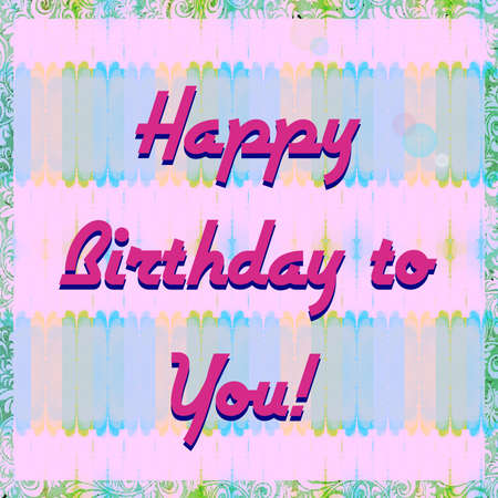 Happy Birthday to You の写真素材