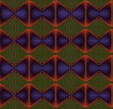 Seamless fractal pattern in a dark colorsの写真素材