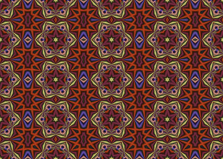 Seamless decorative pattern in a brown colorsの写真素材