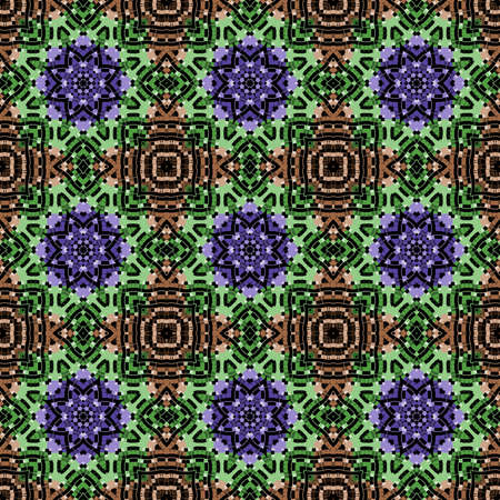Seamless geometric patternの写真素材