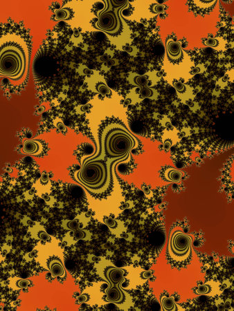 Abstraction fractal background in a bright colors for designの写真素材