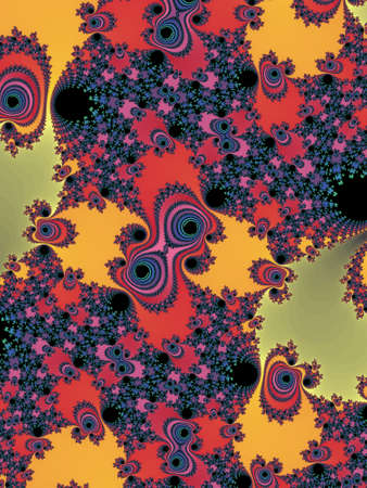 Decorative fractal backgroundの写真素材