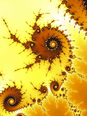 Digital computer graphic - rendering. Abstraction fractal background in a bright colors for designの写真素材