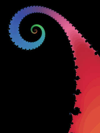 Decorative frctal spiralの写真素材