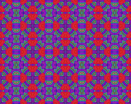Sealess pattern with a red heartsの写真素材