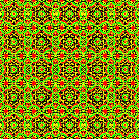 Seamless abstract pattern in a green colorsの写真素材
