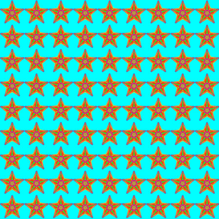 Seamless pattern with a starsの写真素材