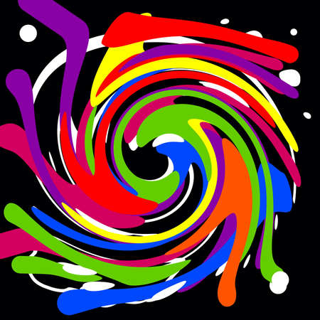 Abstraction background with spiralの写真素材