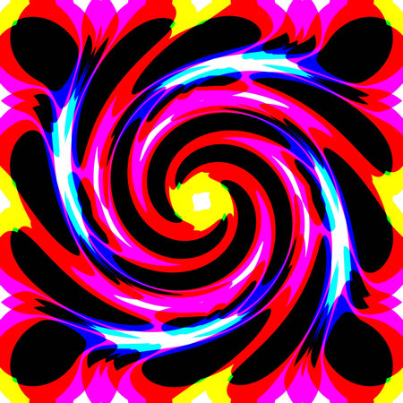 Abstraction spiral in a bright colorsの写真素材