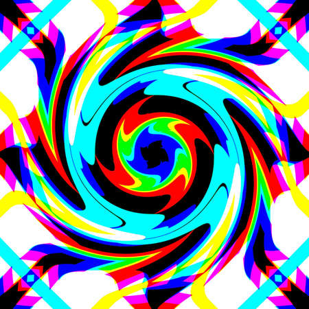 Abstraction decorative background with spiralの写真素材