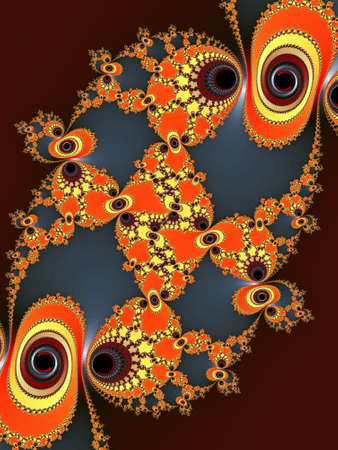 Abstraction fractal backgroundの写真素材