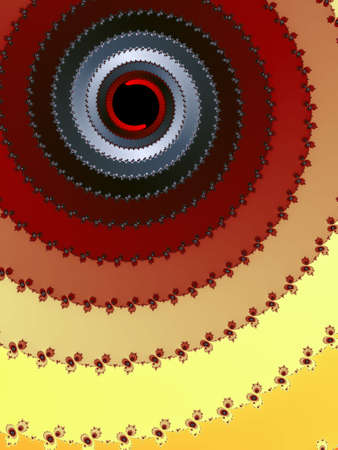 Abstraction fractal spiralの写真素材