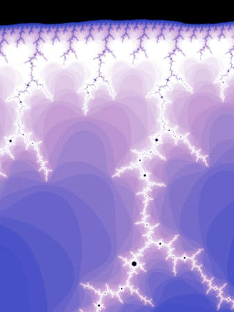 Fractal lightning in bright colorsの写真素材