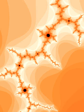 Fractal lightning in bright colorsの写真素材