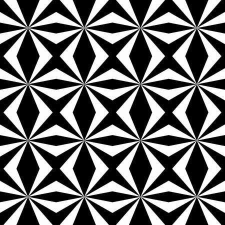Seamless decorative pattern in a black - white colorsの写真素材