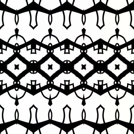 Decorative frieze in a black - white colorsの写真素材