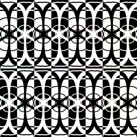 Decorative frieze in a black - white colorsの写真素材