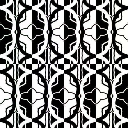 Decorative pattern in a black - white colorsの写真素材