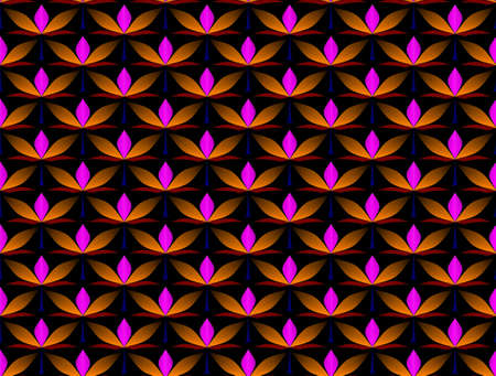 Seamless pattern with a decorative flowersの写真素材