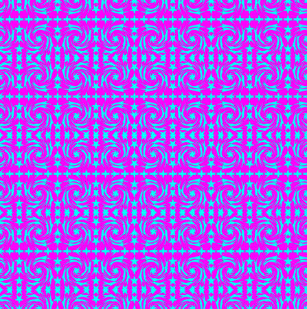 Seamless decorative pattern with spirals in a purple colorsの写真素材