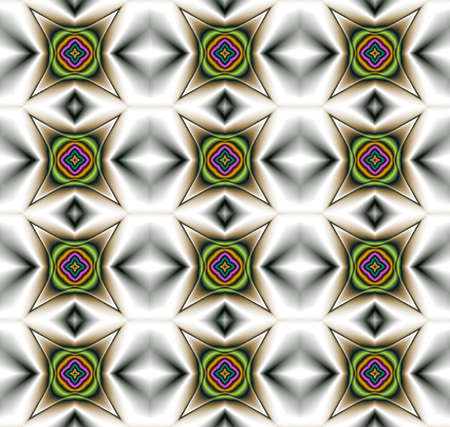 Seamless fractal pattern in a delicate colorsの写真素材