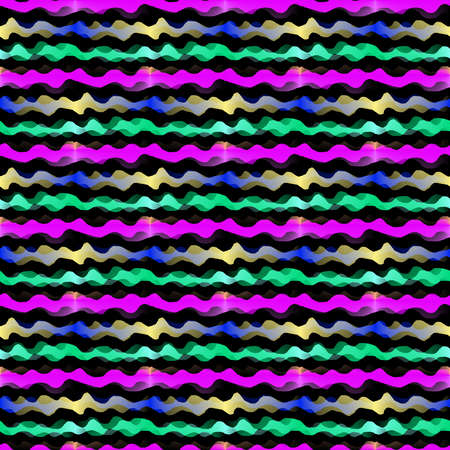 Abstract textured bacground with a multicolored wavesの写真素材