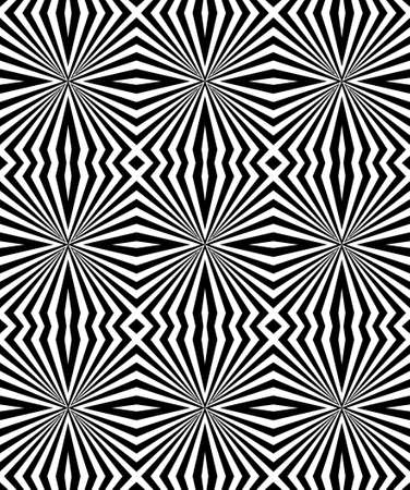 Seamless geometric pattern in a black-and-white colorの写真素材