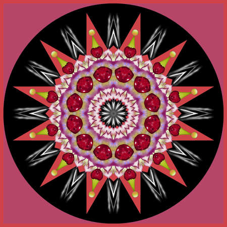 Decorative ornamental mandala for meditation. The Author - Peshkareva Irinaの写真素材