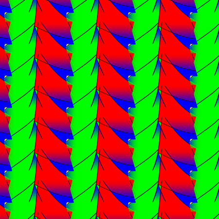 Decorative pattern with 3d effect.The Author - Peshkareva Irina -の写真素材