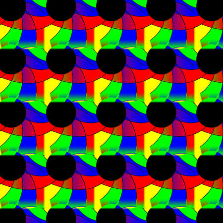 Decorative pattern with 3d effect.The Author - Peshkareva Irina -の写真素材