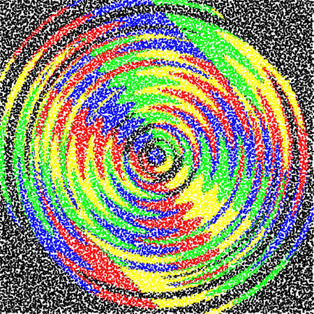 Abstract background with textured spiral in a bright colors. The Author - Peshkareva Irinaの写真素材