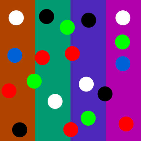 Decorative abstract background with a multicolored circles and ctripes. The Author - Peshkareva Irinaの写真素材