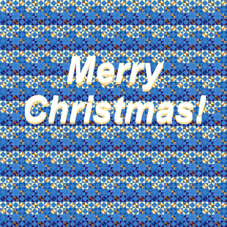 Postcard Merry Christmas with textured background. The Author - Peshkareva Irinaの写真素材