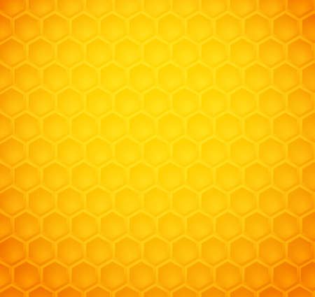 Seamless abstract honeycomb pattern (vector)のイラスト素材