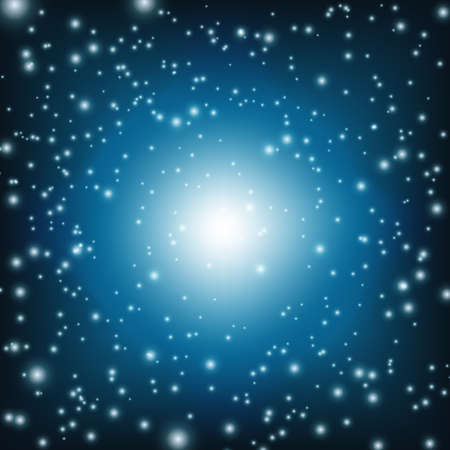 Blurred vector christmas background with snowflakesのイラスト素材