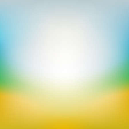 Blurred summer background vectorのイラスト素材