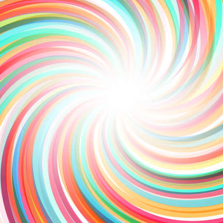 Abstract twisted rainbow backgroundのイラスト素材