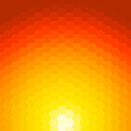 Abstract sunset vector background made of geometric shapes. Beach vacation conceptのイラスト素材