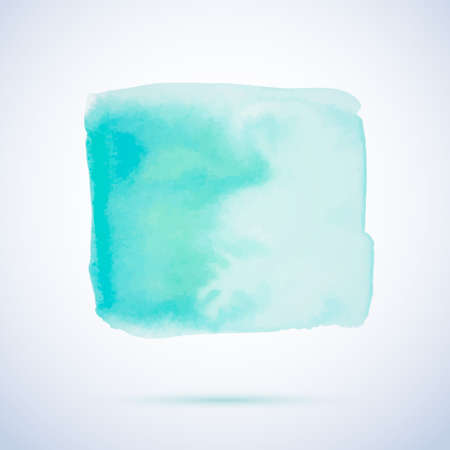 Green watercolor element for summer designsのイラスト素材