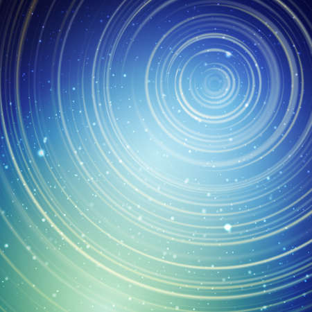 Long exposure star trails vectorのイラスト素材