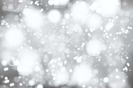 silver bokeh background. abstract defocused bright lightsのイラスト素材